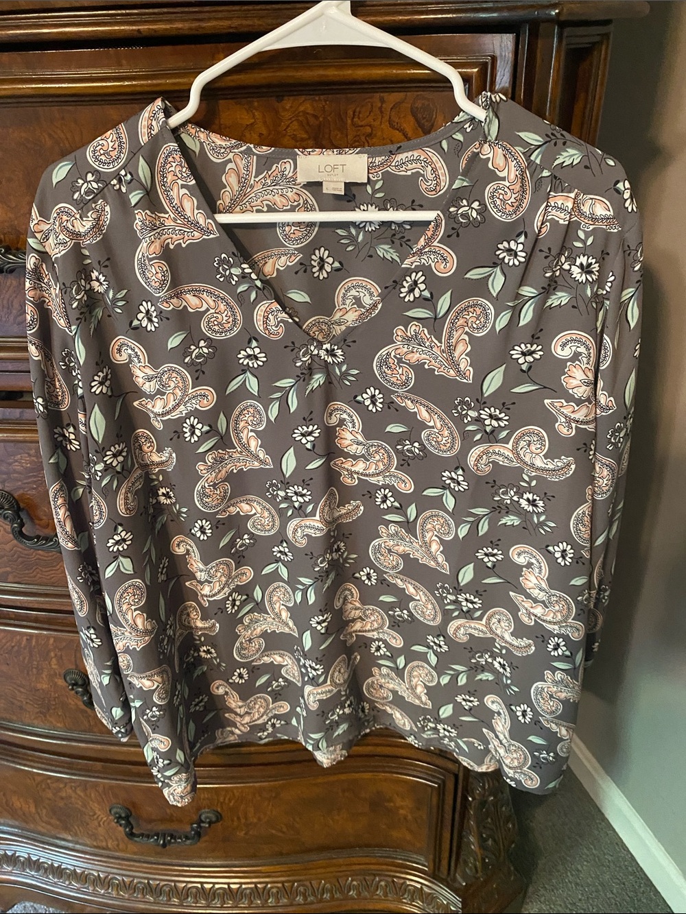 Loft paisley blouse